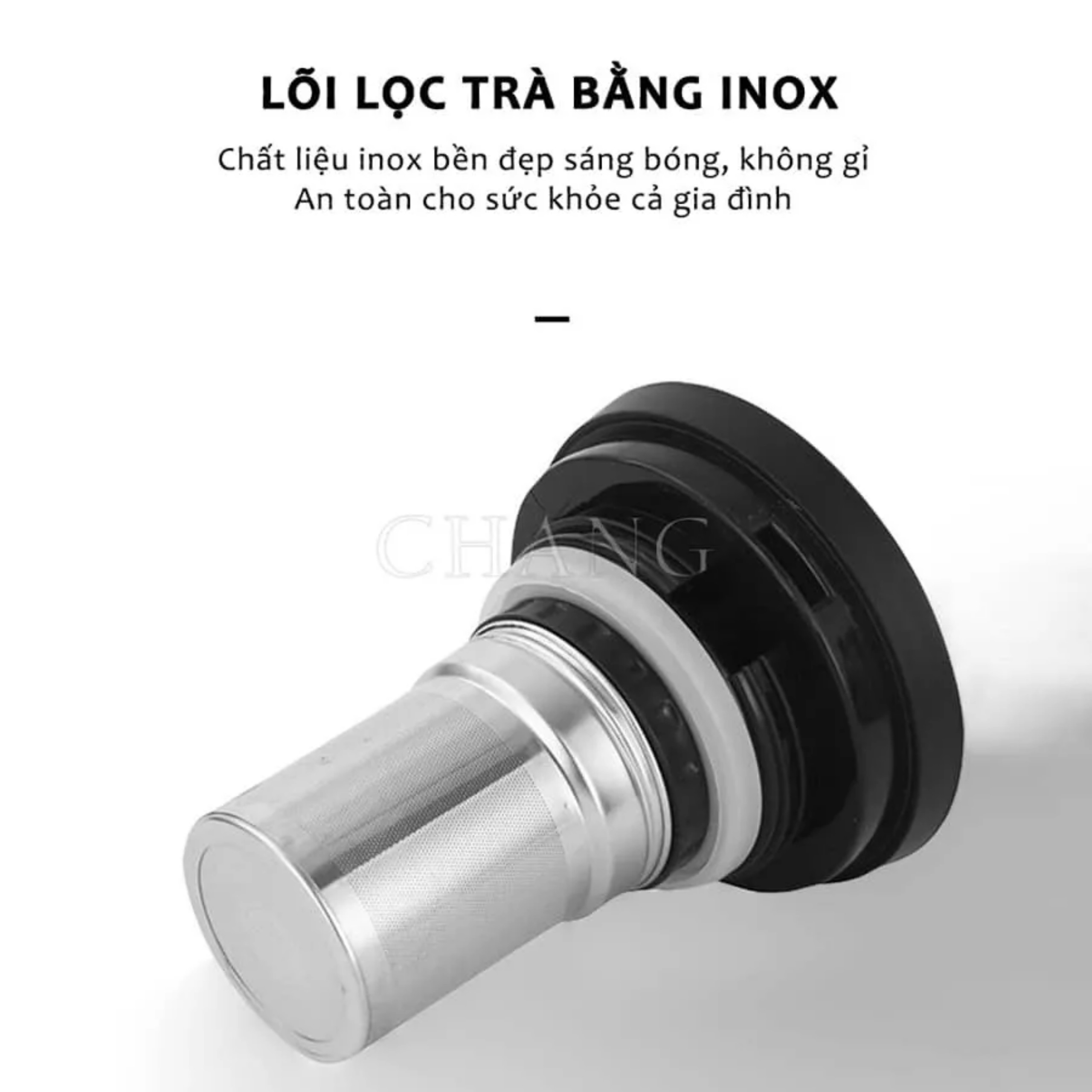 Bình trà giữ nhiệt Inox 316 hàng cao cấp xuất NHẬT dung tích 1000ml