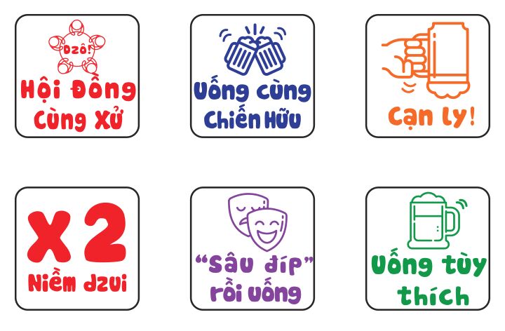 xí ngầu uống rượu