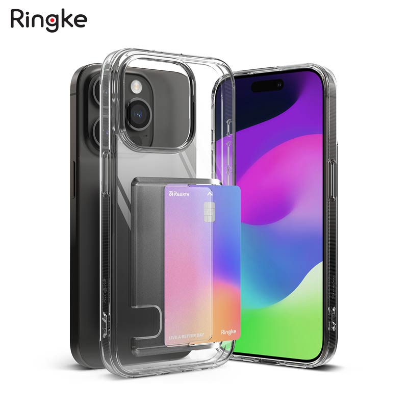 Ốp lưng dành cho iPhone 15 Pro Max/15 Pro/15 Plus/15 RINGKE Fusion Card - Hàng Chính Hãng