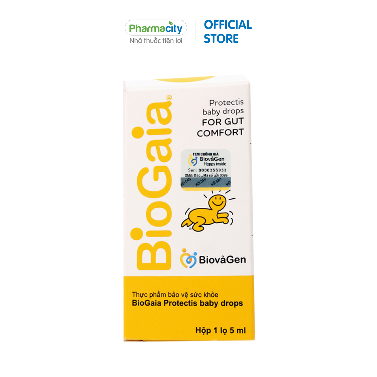 Dung dịch bổ sung lợi khuẩn tiêu hóa BioGaia Protectis Baby Drops (Lọ 5ml)