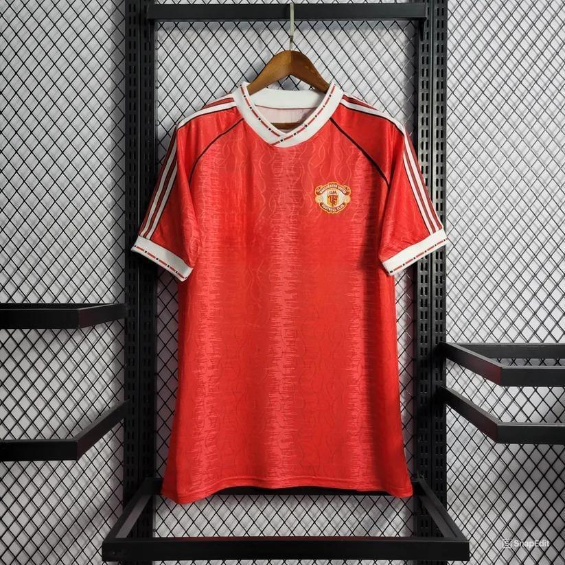 Áo Bóng Đá Retro Manchester United 1988-1990 - Sân Nhà bản cao cấp vải Cotton Polyester