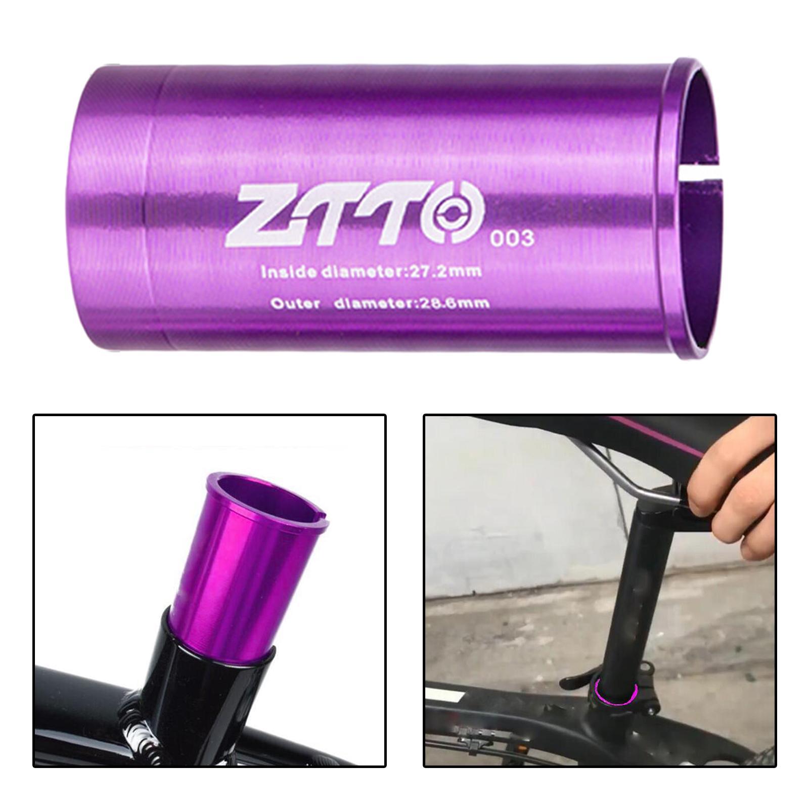 2x Seatpost Shim Seat Post Tube Sleeve Adapter 25.4mm 27.2mm 28.6mm 30.4mm 30.8mm 31.6mm 33.9mm 34.9mm for Mountain Bike,Road Bike,,BMX, Gear