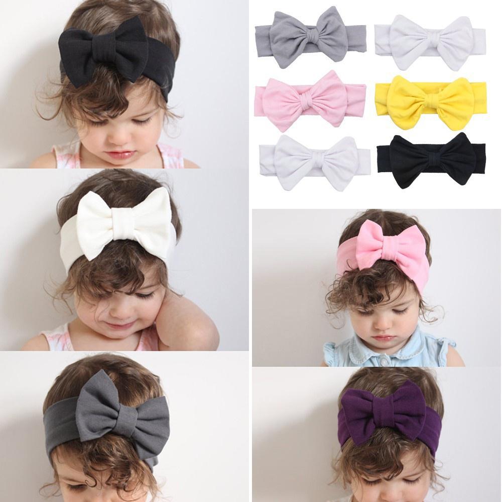 Băng đô nơ vải thun mềm mịn chicbaby, turban nơ cực đáng yêu cho bé xinh như công chúa