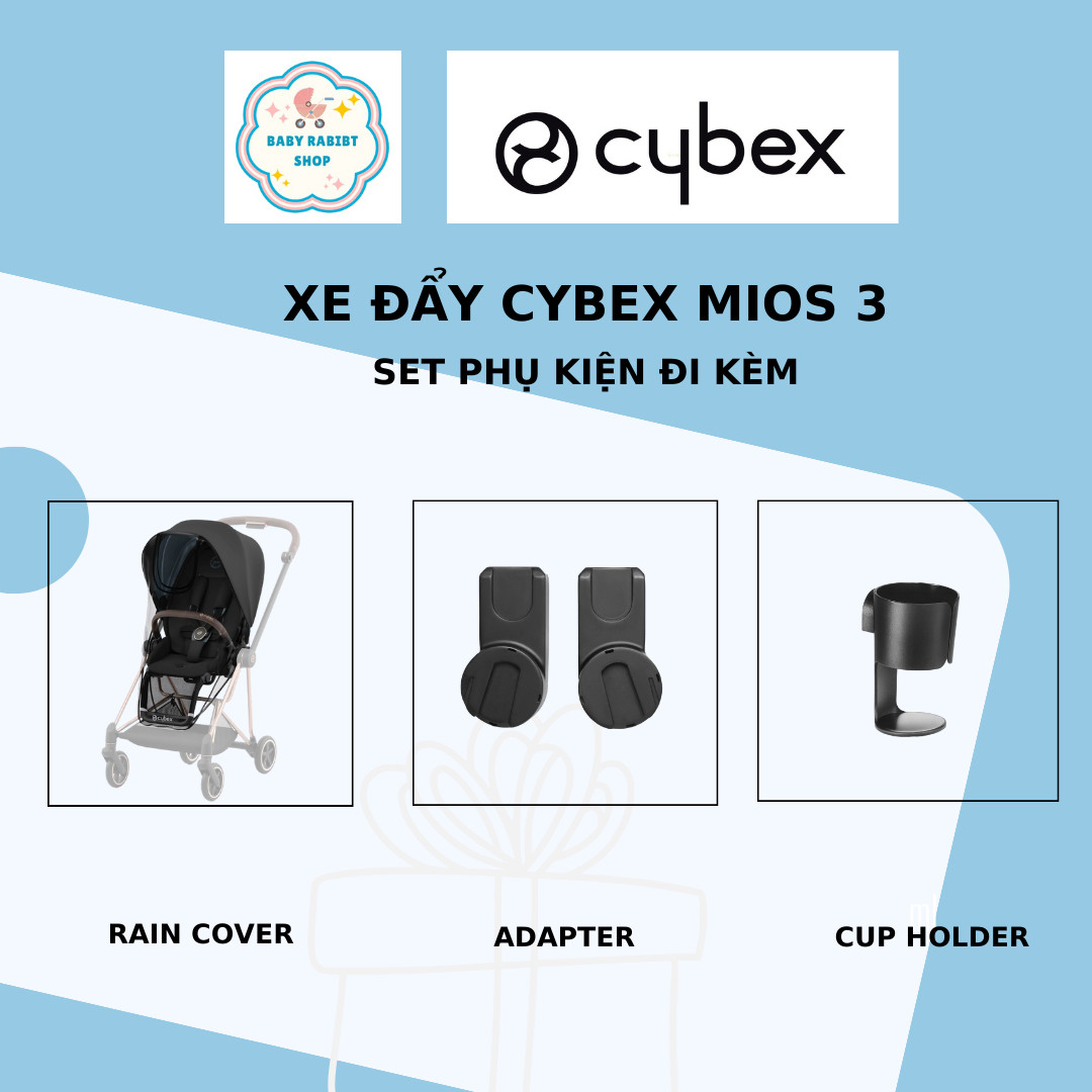 XE ĐẨY GẤP GỌN CYBEX MIOS 3 - Frame Rose Gold phiên bản mới nhất