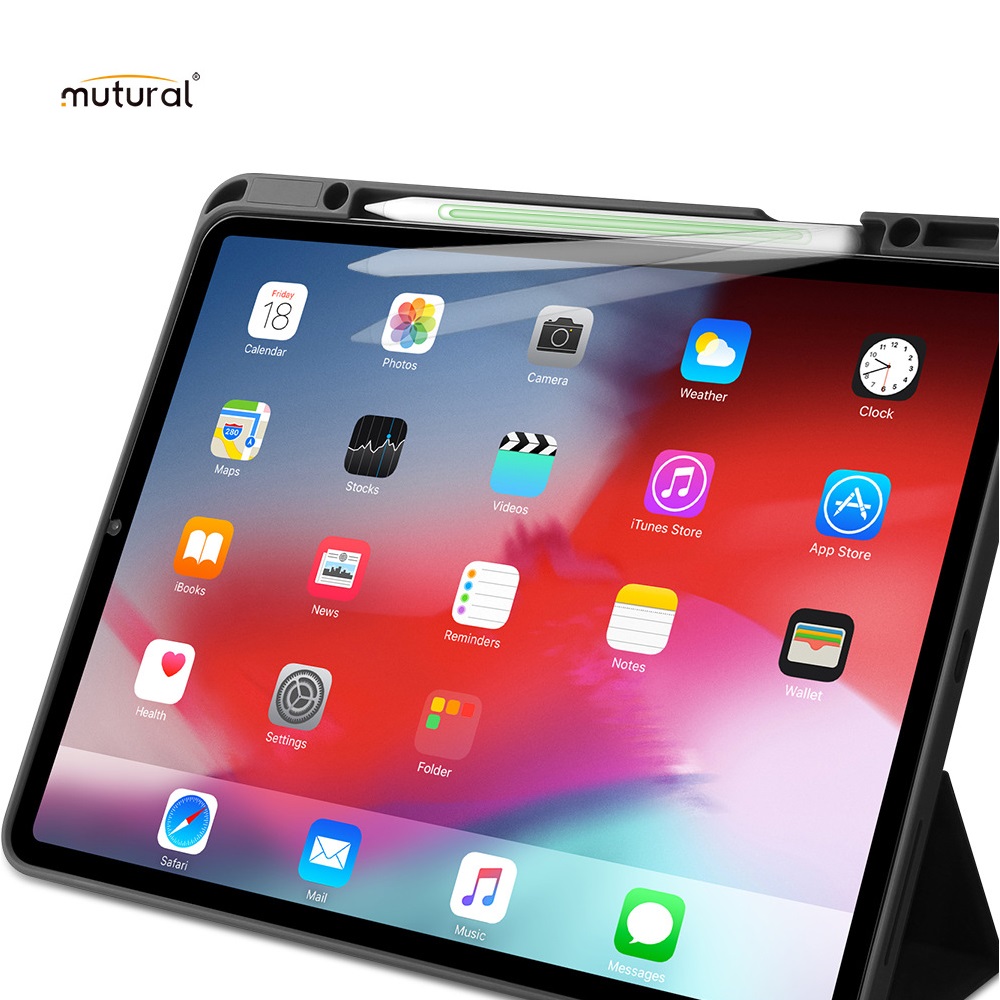 Bao Da Chống Sốc Cho iPad Gen 10, iPad 10 2022 Chính Hãng MUTURAL Design , có ngăn đựng bút, đóng ngắt màn hình khi đóng mở, lưng tản nhiệt chống nóng máy- hàng chính hãng