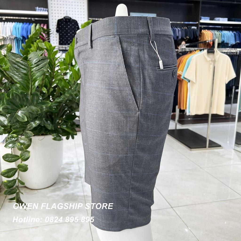 Quần short tây nam owen màu xám sáng SW231231