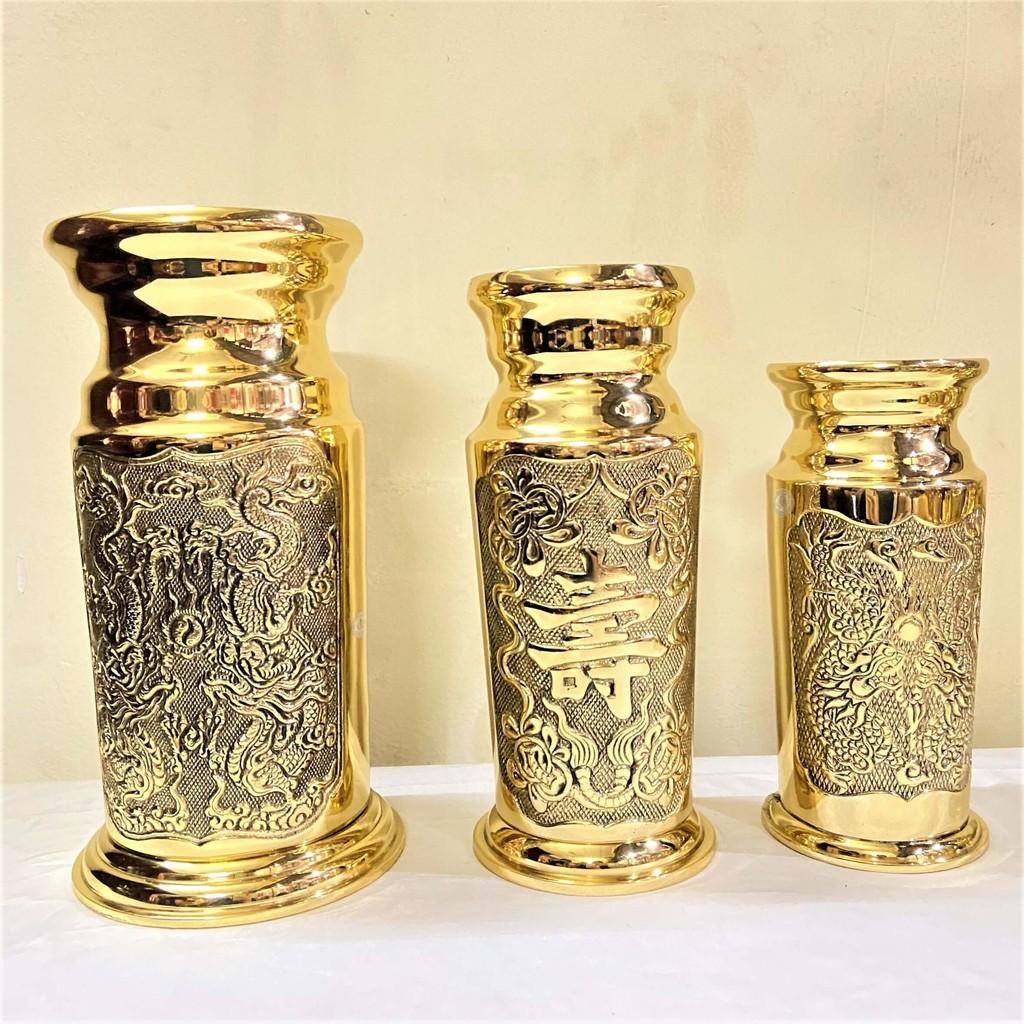 Ống Đựng Nhang Bằng Đồng