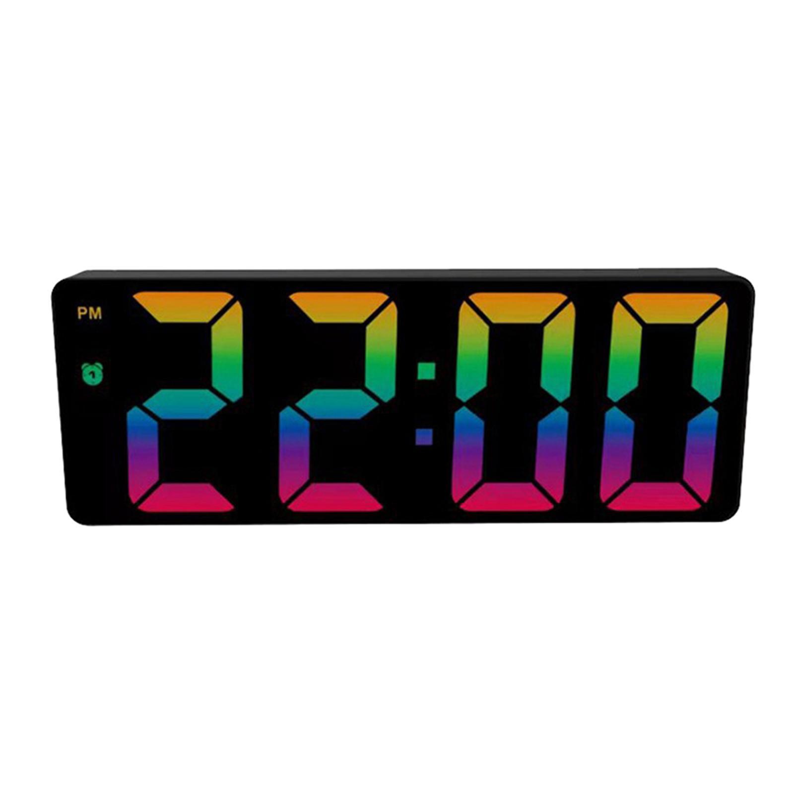 Colorful Large Number Bedside Seniors Dimmer Battery StyleA