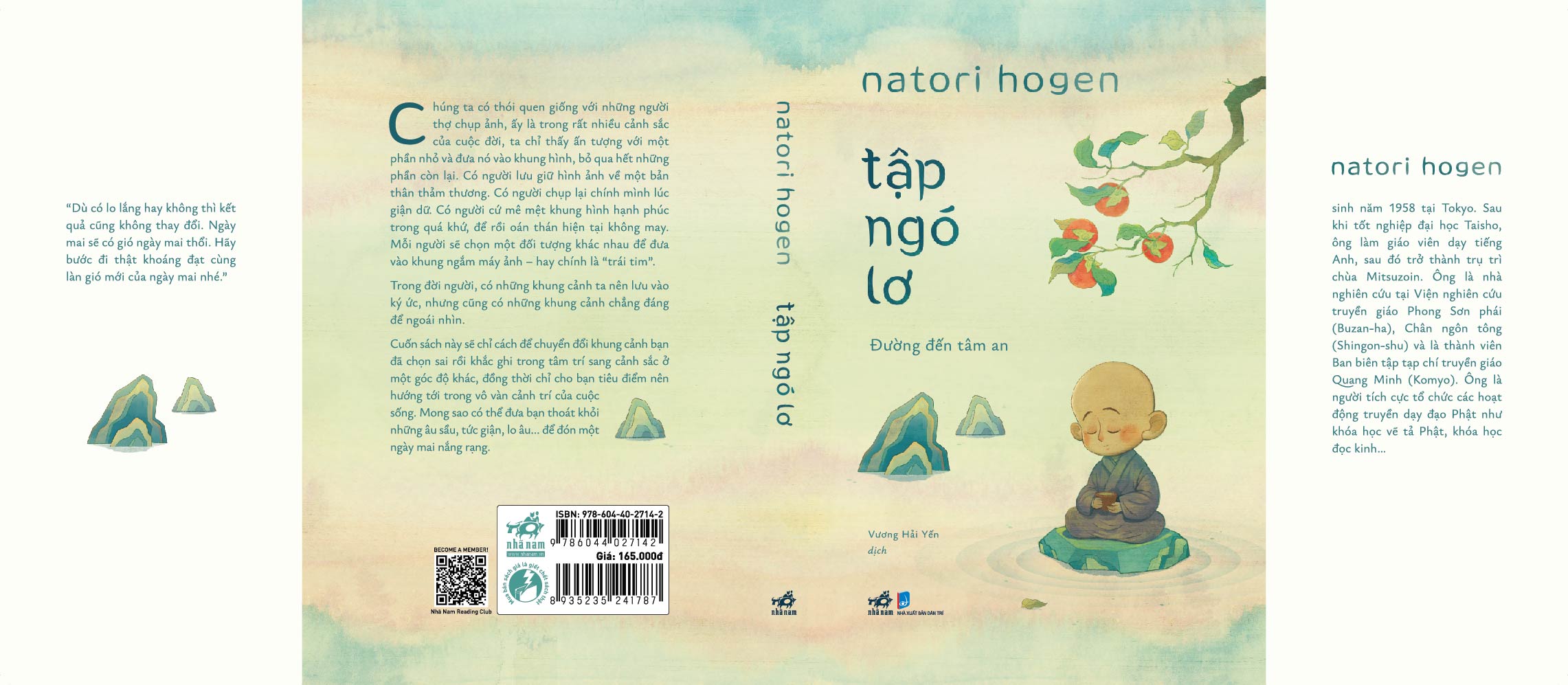 Sách - Tập ngó lơ: Đường đến tâm an (Natori Hogen) (Nhã Nam Official)