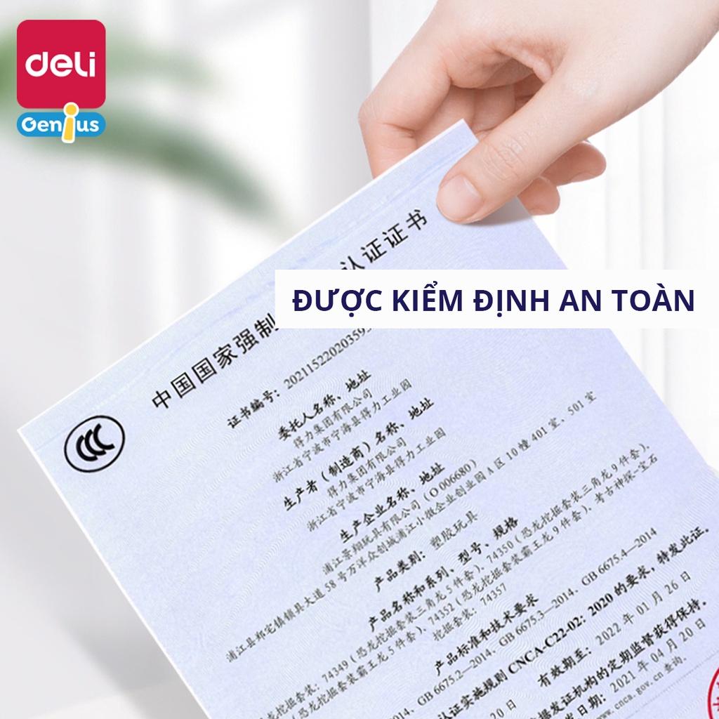 Bộ Đồ Chơi Truy Tìm Kho Báu Kèm Dụng Cụ Khảo Cổ, Kệ Trưng Bày Deli - Đồ Chơi Giáo Dục Kích Thích Trí Tìm Tòi Sáng Tạo Của Trẻ - 74357