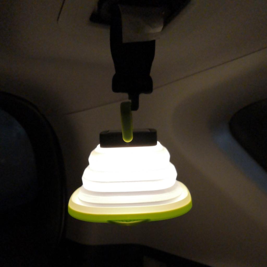Camping Lantern Solar Rechargeable Lights with Solar Panel & USB Charging Cable, Adjustable Brightness Emergency Light for Hiking/Camping/Hurricane