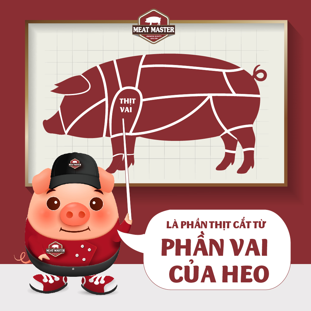 Thịt vai heo Meat Master ( 400G ) - Giao nhanh