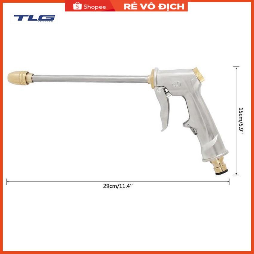 Vòi tưới cây rửa xe đa năng , vòi xịt nước làm bằng chất liệu KIM LOẠI có 3 KIỂU PHUN - 206701-1