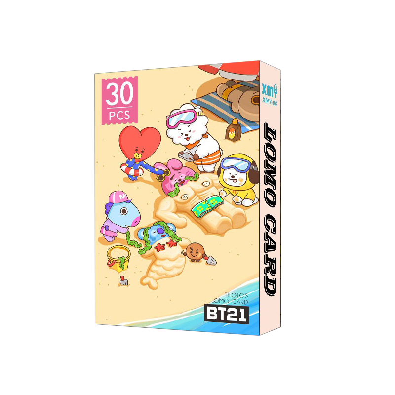 Bộ Lomo card BT21 BTS mới nhất