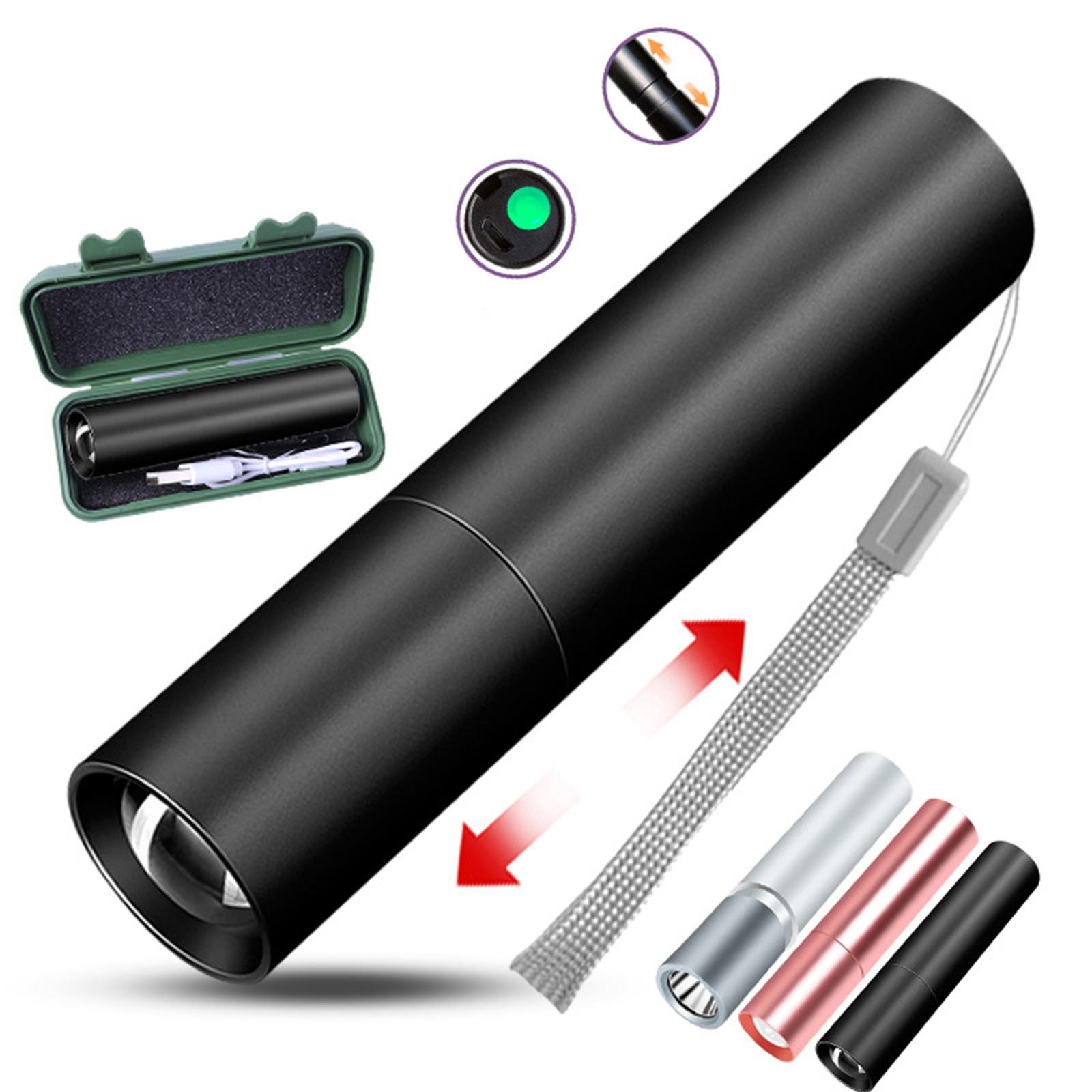 LED Flashlight Small Flashlights High Lumens Handheld Flashlight Waterproof Searchlight Torch Light with Lanyard for Outdoor Fishing Camping