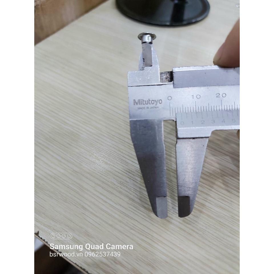 Khoen ore 4mm Khuy mắt cáo bấm túi giấy, thẻ tag Bằng sắt xi Màu bạc Túi 1kg Bán sỉ
