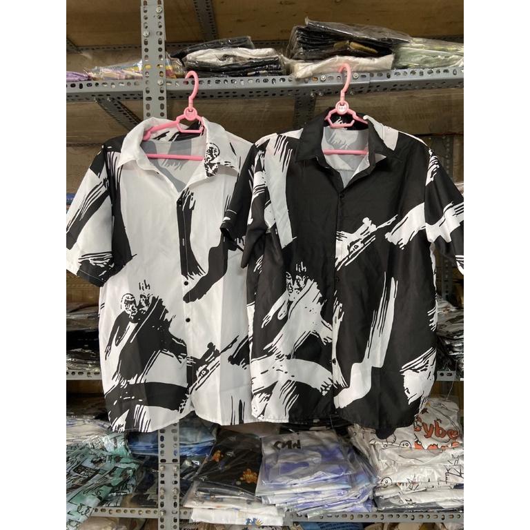 Áo Sơ mi from rộng tay lỡ unisex nam nữ , sơ mi nam nữ vải voan lụa mịn mát free size 40kg - 70kg