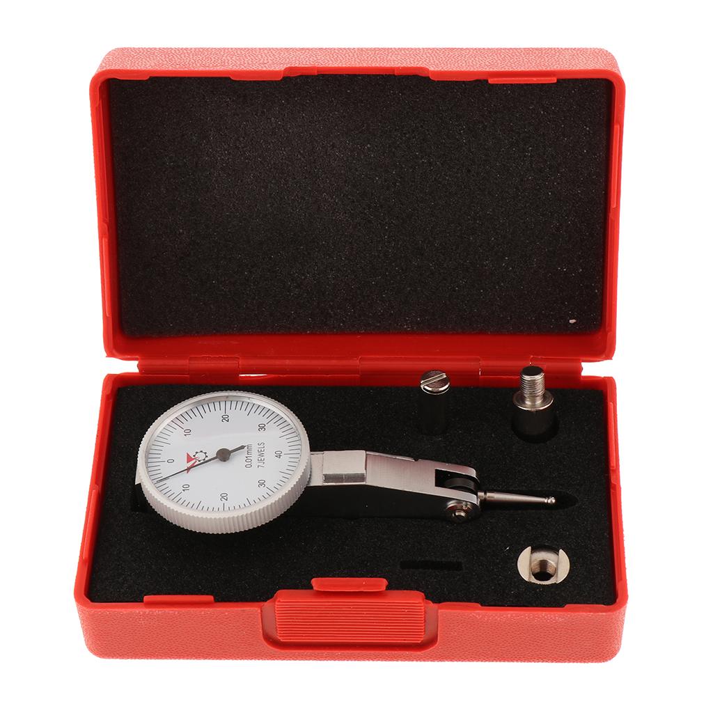 Mạnh LEVER Mặt Số Kiểm Tra Chỉ Số Đo Gage, Máy Chống Sốc 0-0.8 Mm 0.01 Mm