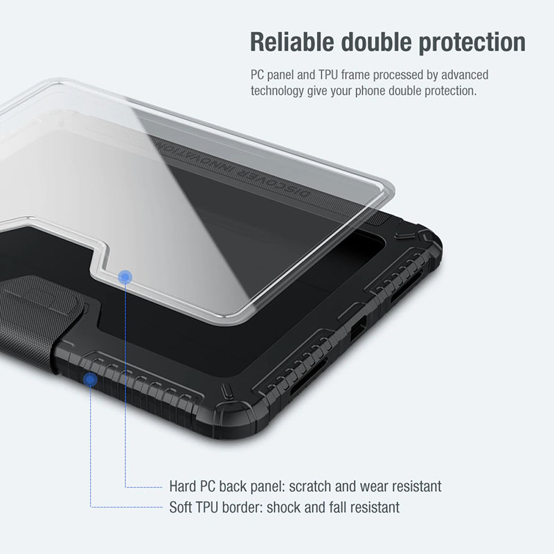 Bao da Nillkin Bumper Leather Pro dành cho iPad Gen 10 10.9 2022 - hàng chính hãng
