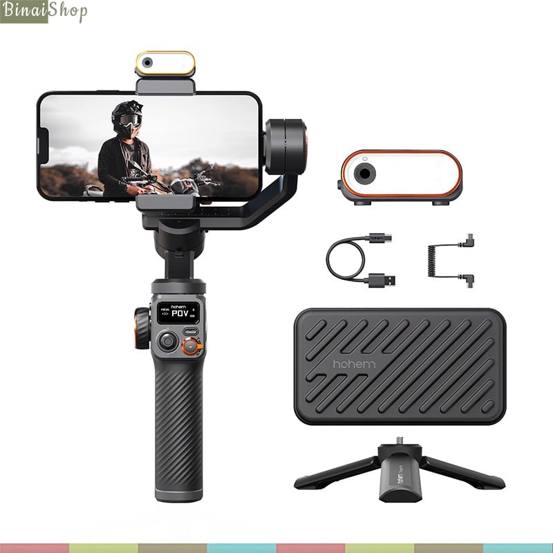 Hohem Isteady M6 / M6 KIT - Gimbal Chống Rung Cho Smartphone, Tích Hợp Cảm Biến AI, Tải Trọng 400g - Hàng chính hãng