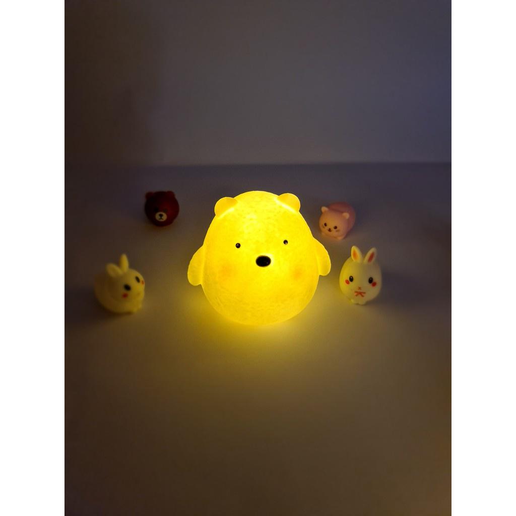 Đèn ngủ led dễ thương_ đèn ngủ hình thú cute_đèn led decor phòng ngủ