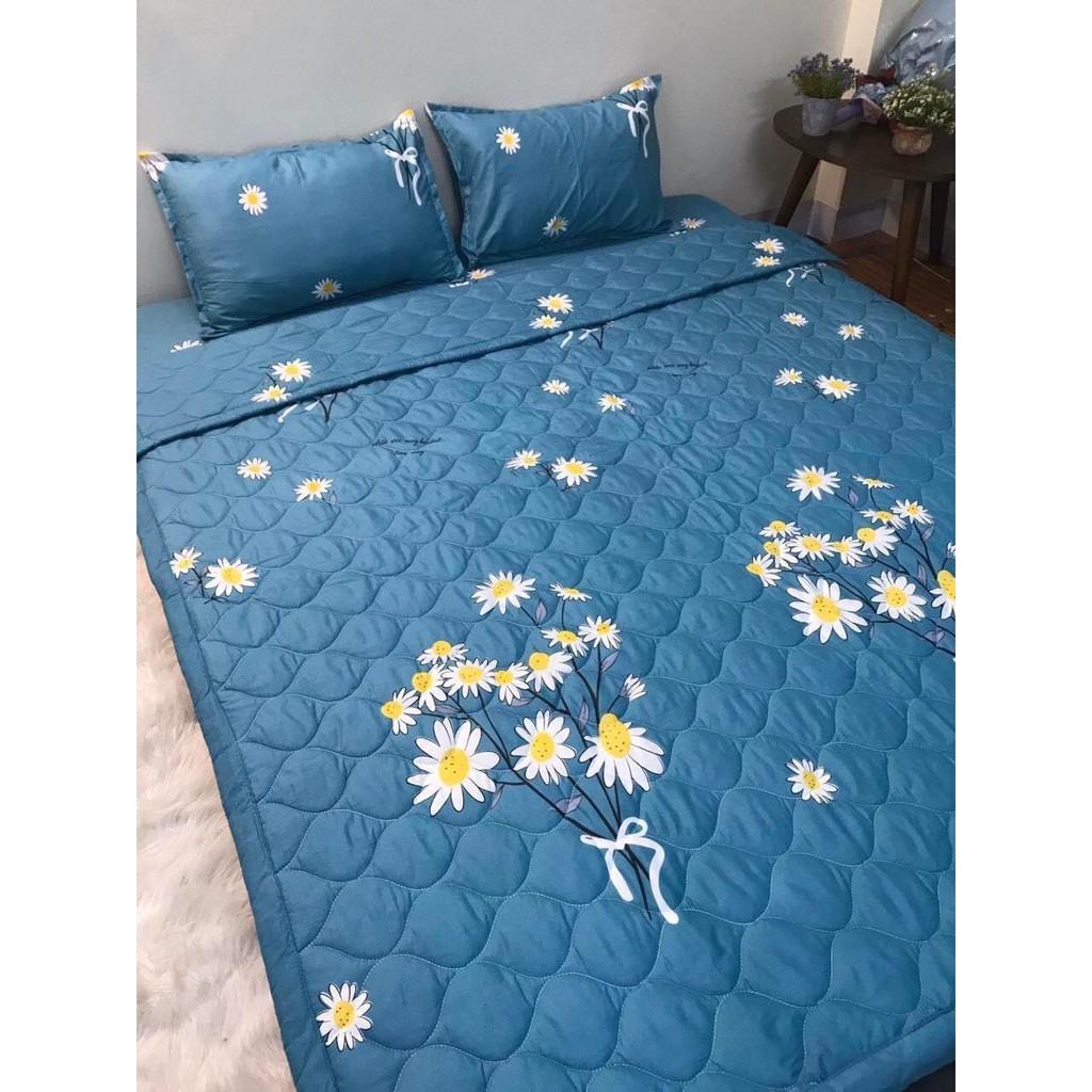 COMBO 2 BỘ GA GỐI MẪU VỊT HỒNG DỄ THƯƠNG