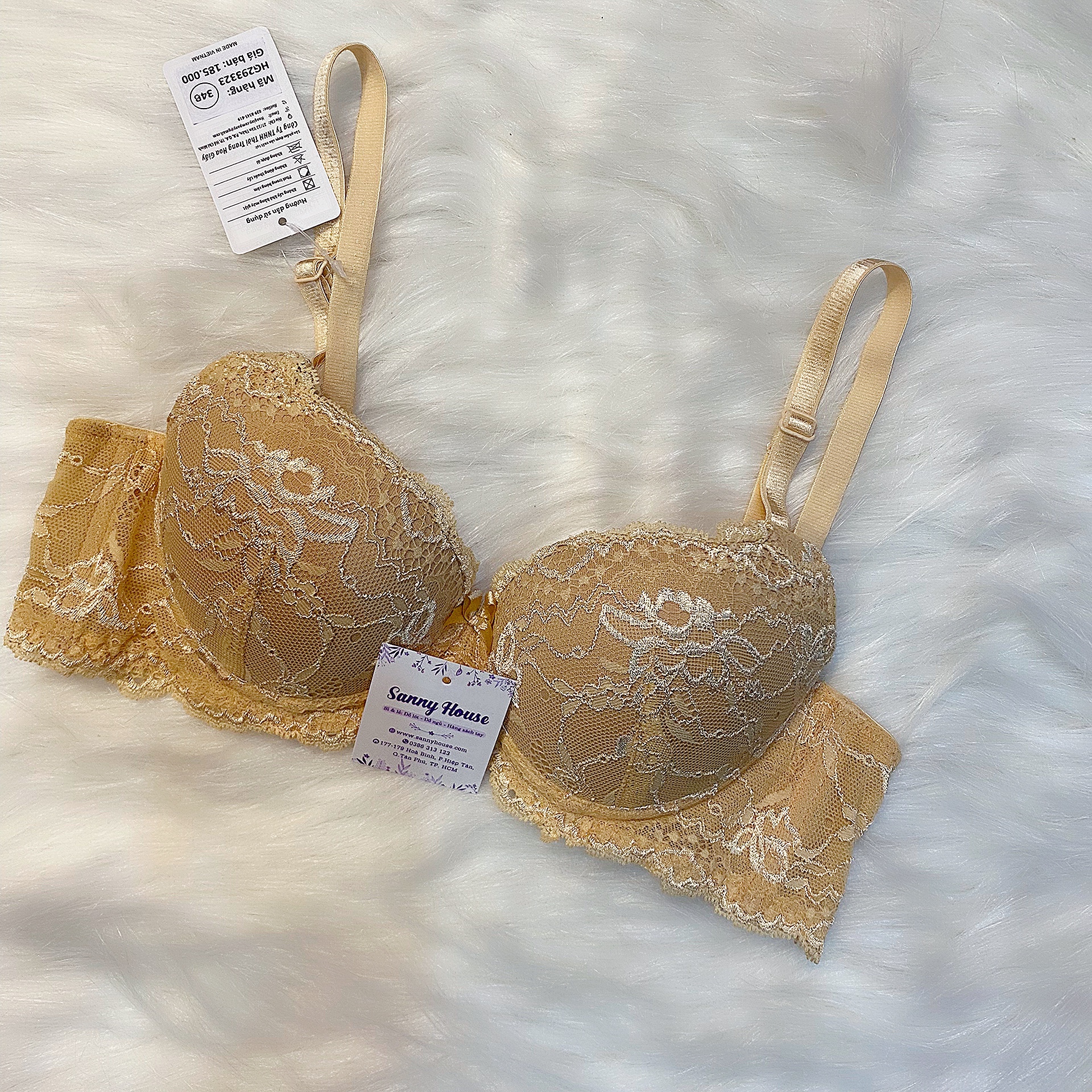 Áo ngực nữ ren mút dày 3cm mặc áo dài siêu xinh mã HG293323