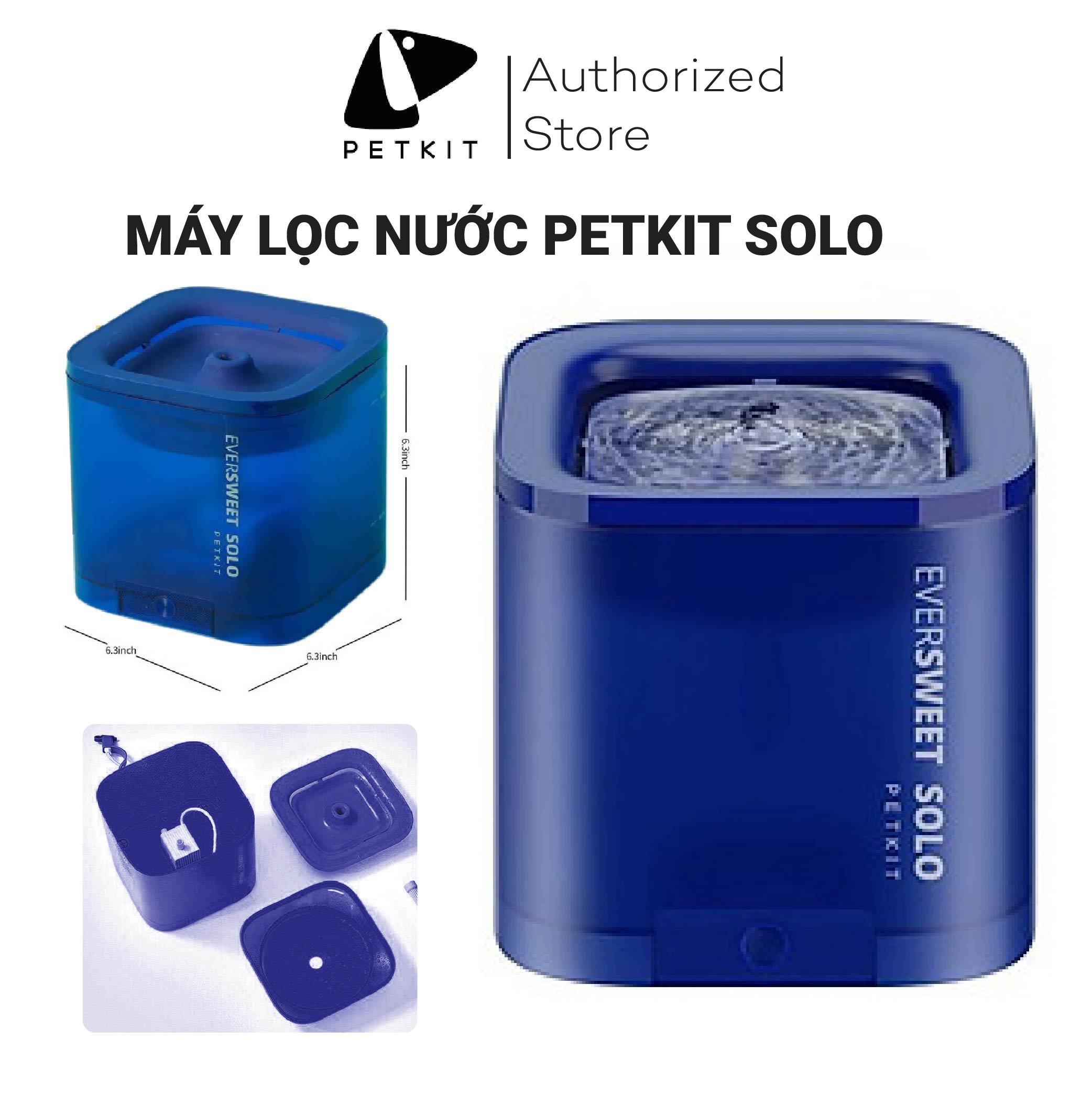 Máy Lọc Nước Cho Mèo Petkit Eversweet Solo Máy Uống Nước Cho Mèo