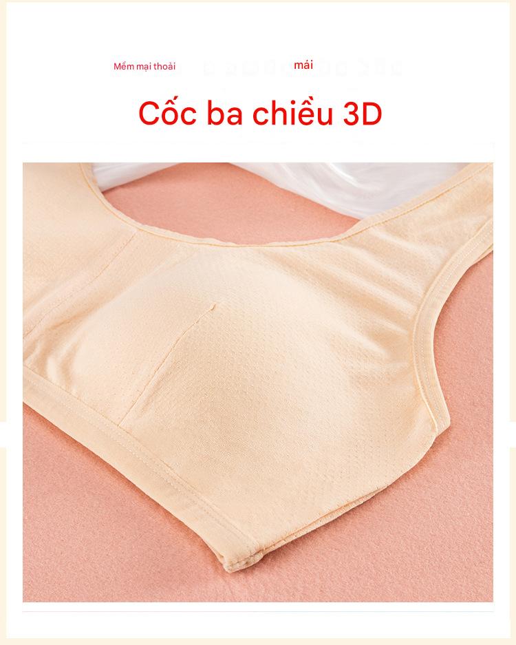 Áo lót nữ form ba lỗ thông hơi trơn big size 1397 – Size XXL–3XL