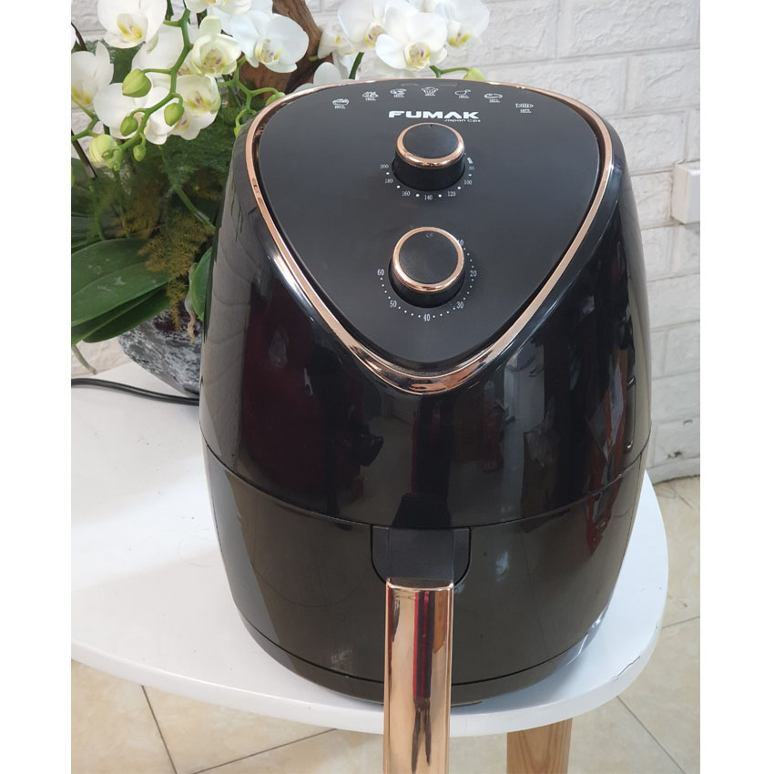 Nồi Chiên Không Dầu Cơ Fumak FM2055 Dung Tích 5.5L Thương Hiệu Nhật, Chiên, Nướng Nhanh Chóng - Hàng chính hãng Fumak