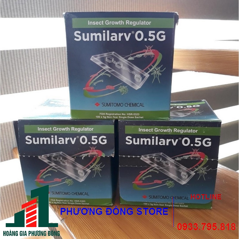 Thuốc diệt loăng quăng Sumilarv 0.5 (diệt loăng quăng)-5g