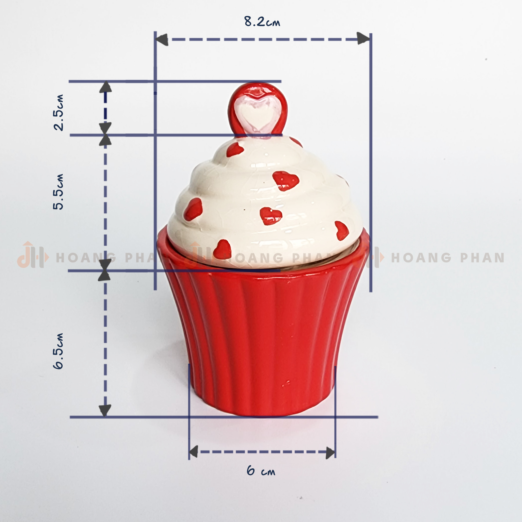 Hũ gốm Cucake đa năng