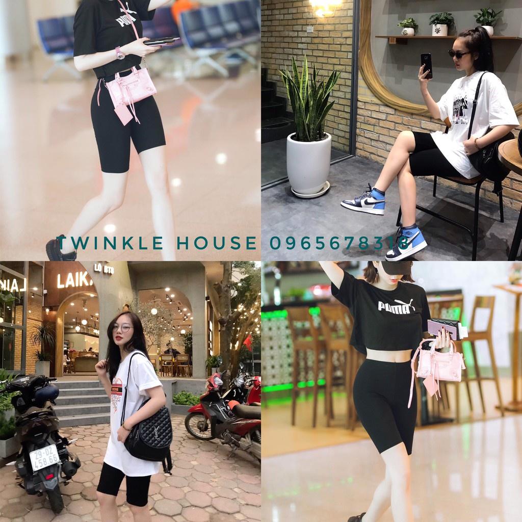 Quần legging CUỘN HỒNG dáng ĐÙI