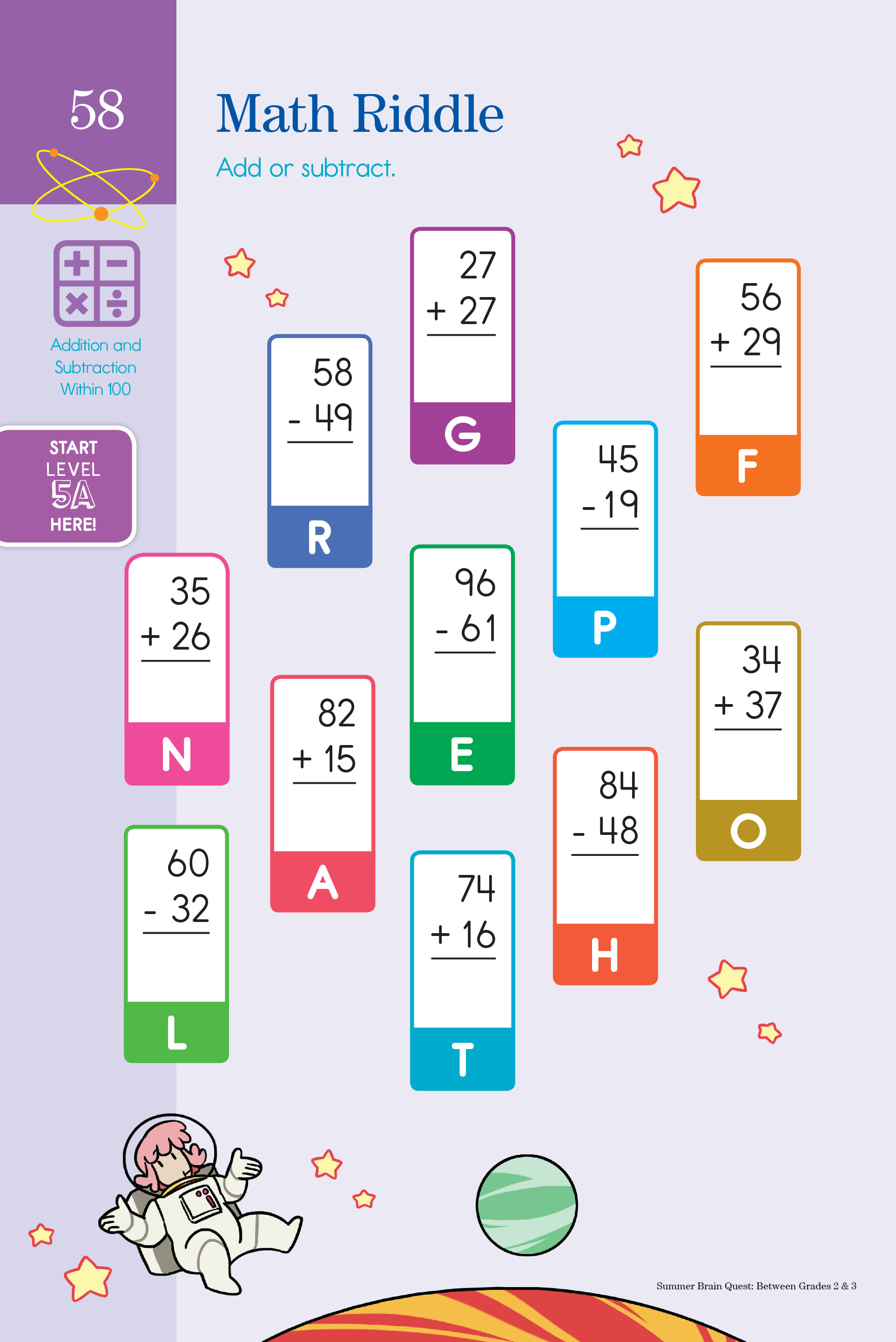 Summer brain quest grade 2&amp;3 - sách cho trẻ 7-8 tuổi