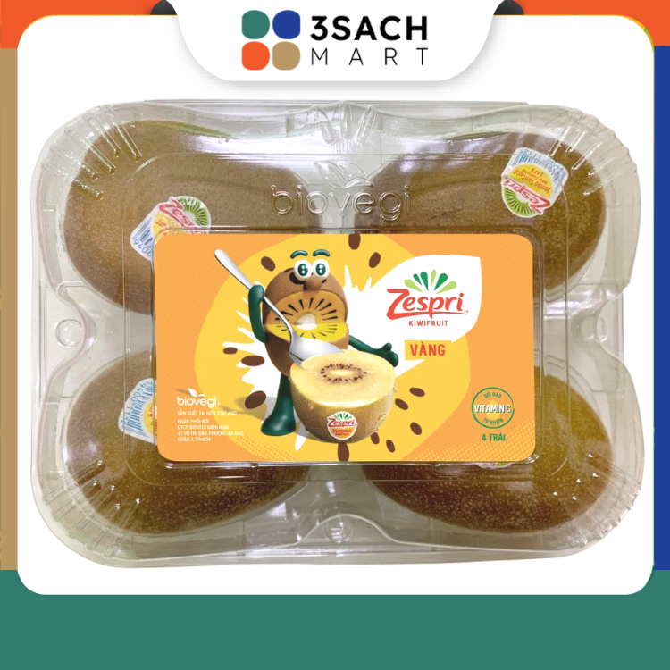 Kiwi vàng Zespri NZL hộp 4 trái