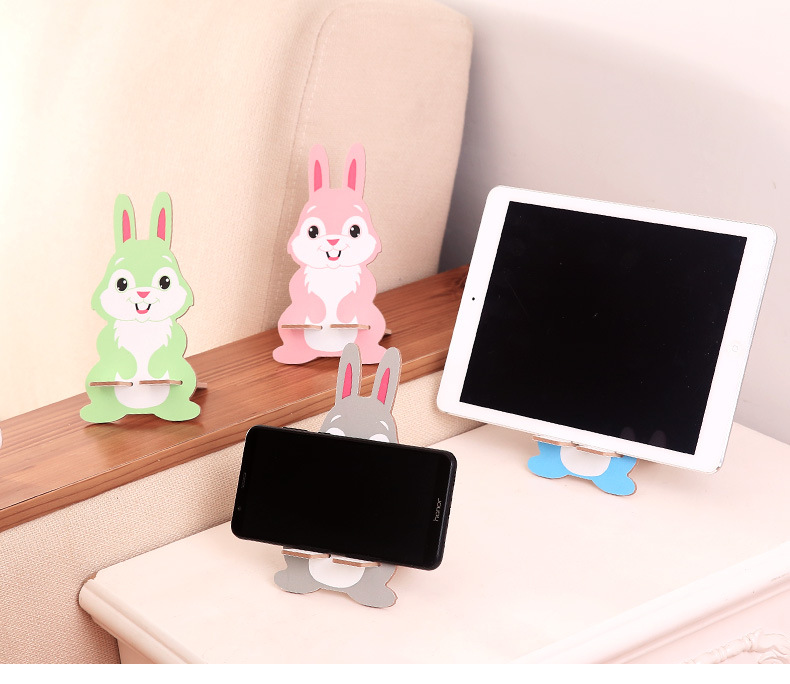 Giá đỡ bằng gỗ cho điện thoại. Ipad hình thú siêu gọn, nhẹ dễ mang theo siêu dễ thương, siêu cute.