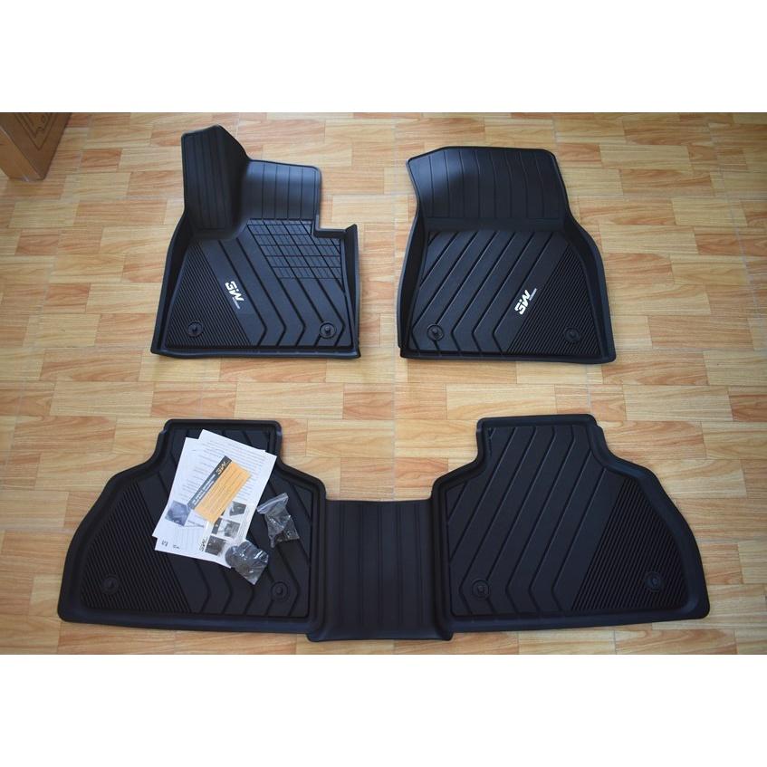 Hình ảnh Thảm lót sàn xe ô tô BMW X7 2018- đến nay nhãn hiệu Macsim 3W - chất liệu nhựa TPE đúc khuôn cao cấp - màu đen