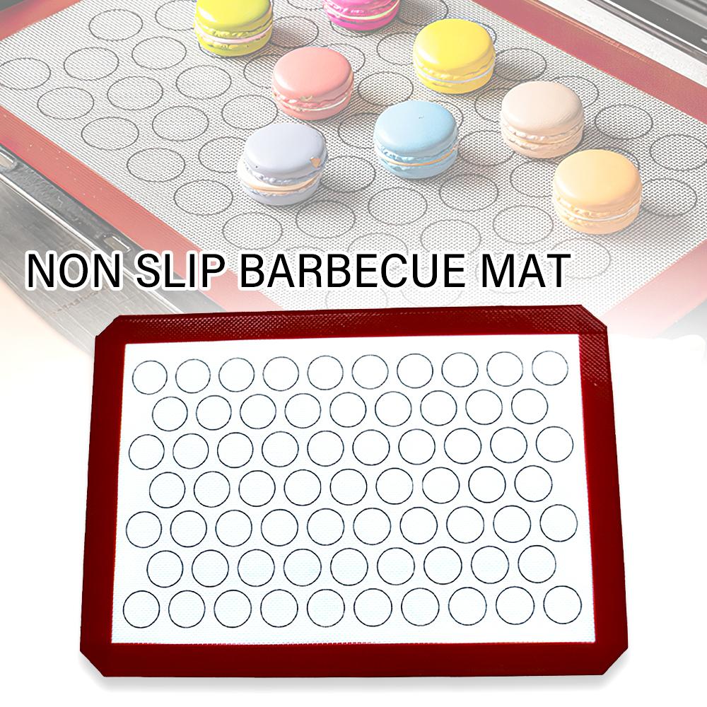 Bộ 2 Giấy Nướng Bánh Không Dính Silicone Mat Nướng Miếng Lót Tấm Lò Nướng Bánh Ngọt Dụng Cụ Silicone Placemat Vật Dụng Nhà Bếp