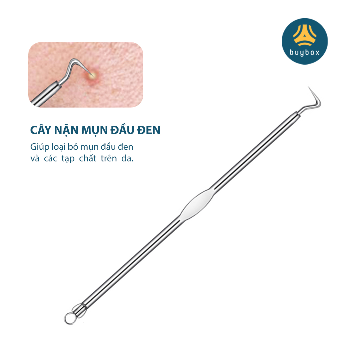 Bộ dụng cụ 9 món đa dạng, giúp loại bỏ mụn đầu đen, mụn cám, mụn bọc hiệu quả trả lại cho bạn làn da tươi sáng - BuyBox - BBPK347