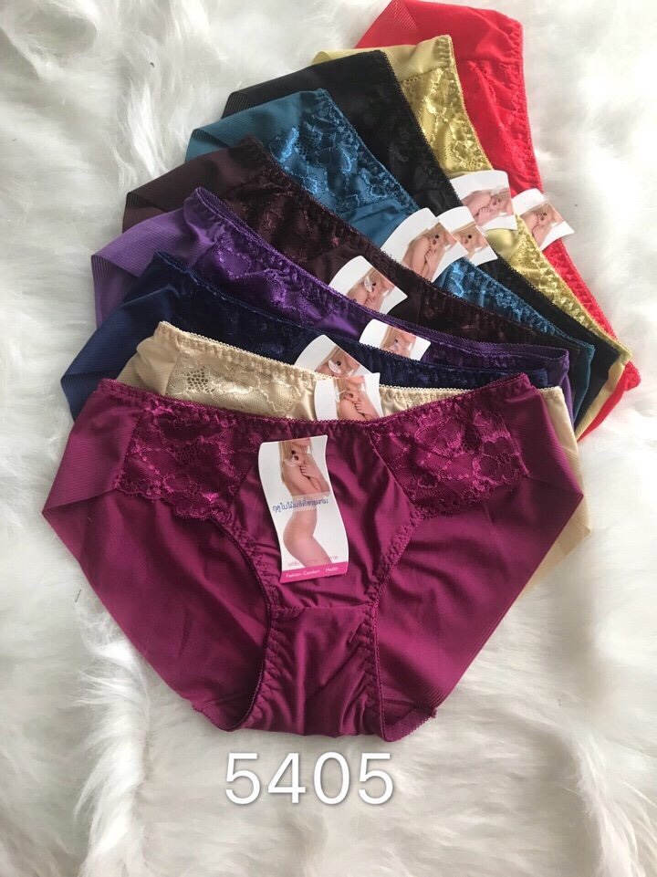 Bộ 10 quần lót su ren sexy 5405 không đường may màu ngẫu nhiên