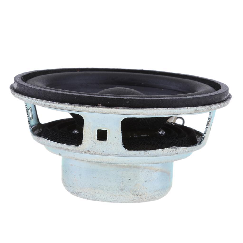 2X 45mm 4Ohm 5W Full Range Audio Speaker Round Loudspeaker 16 Rubber Edge