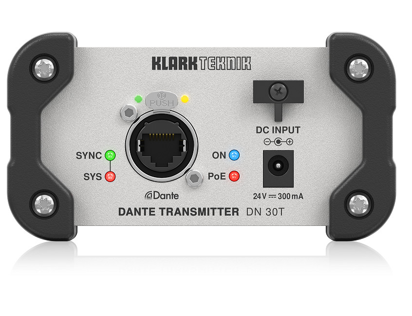 Network Modules Klark Teknik DN 30T- 2-Channel Dante Audio Transmitter-Hàng Chính Hãng