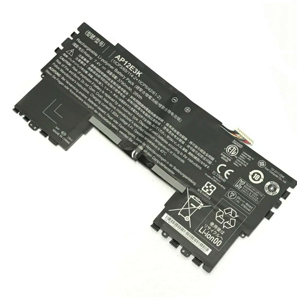 Pin Dùng Cho Laptop Acer S7(zin), S7 191 Ultrabook 11" 11CP5/42/61-2 AP12E3K