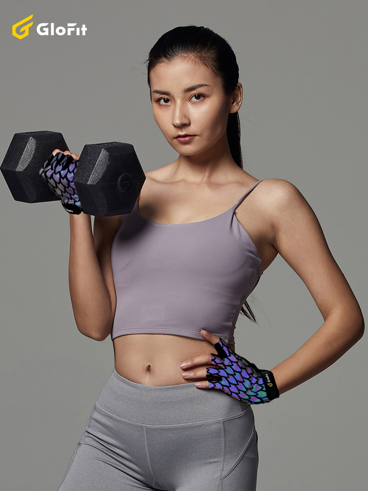 Găng Tay Tập Gym Thể Thao Glofit GFST019 - DIAMOND Dòng Găng Tay Hở Ngón Cao Cấp Chính Hãng Glofit Đầy Trẻ Trung Năng Động