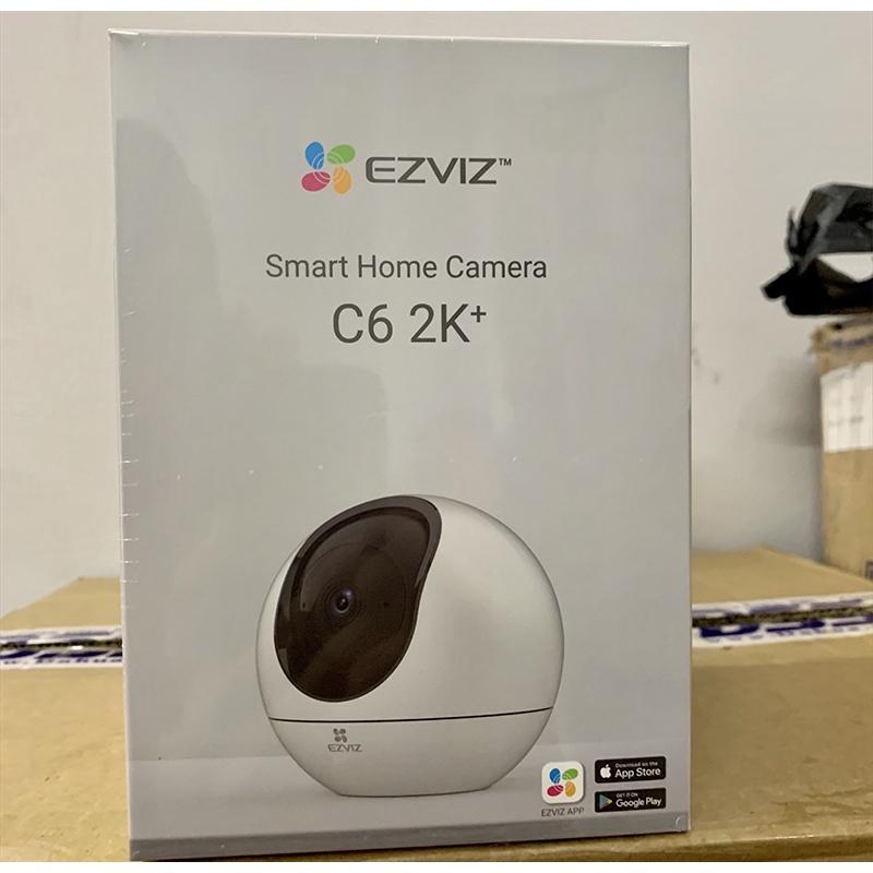 Camera Wifi Ezviz C6 4Mp (2K+) tích hợp AI, quay 360 độ, đàm thoại 02 chiều, phát hiện người, động vật-Hàng Chính Hãng