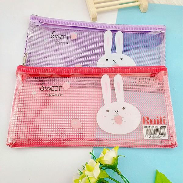 Túi lưới đựng bút nhiều mẫu dễ thương giá rẻ