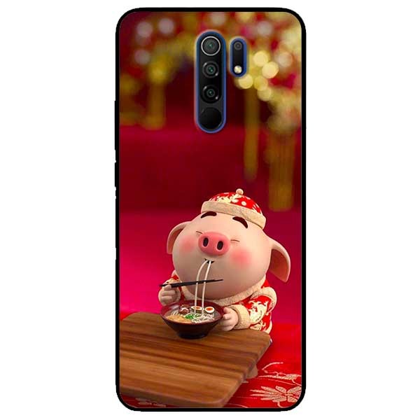 Ốp lưng dành cho Xiaomi Redmi 9 mẫu Heo Ăn