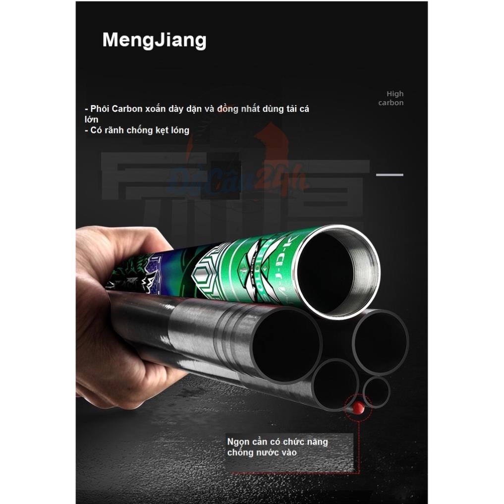 Cần Câu Tay Meng Jiang Tân Đoạt Khôi Chuyên Câu Đài Độ Cứng 6h