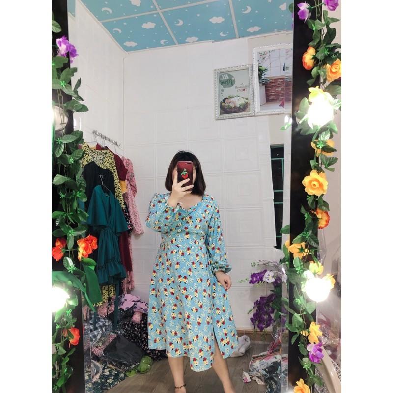 Đầm xẻ tà Bigsize