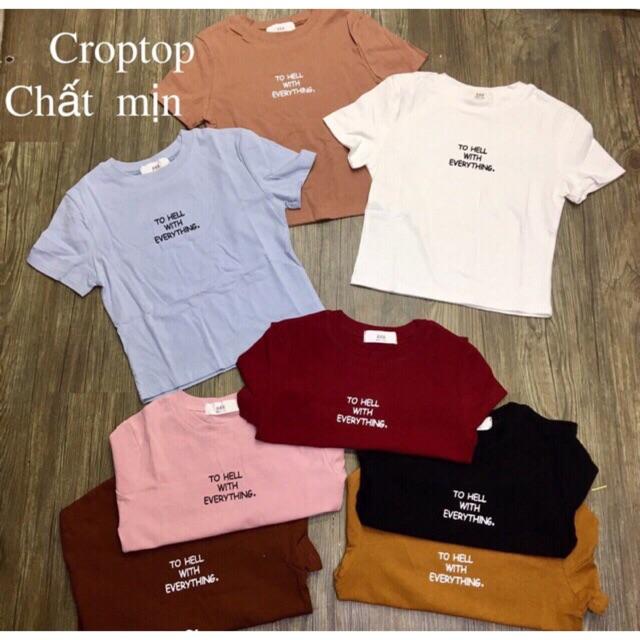 Áo thun croptop chất đẹp